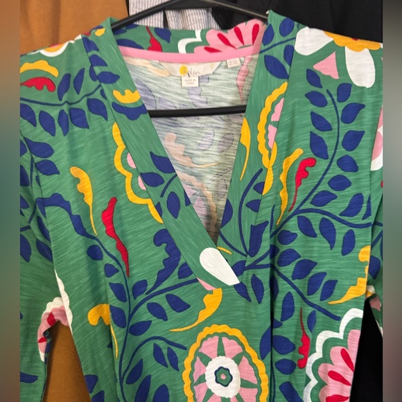 BODEN English Ivy Floral Green Dress - Picture 5 of 10